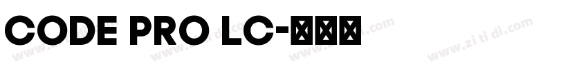 Code Pro LC字体转换